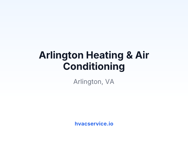 Arlington Heating & Air Conditioning