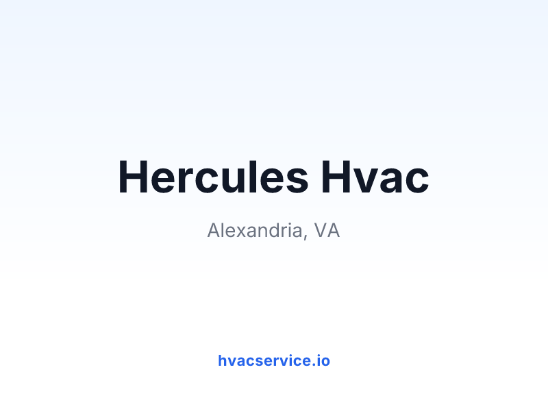 Hercules Hvac