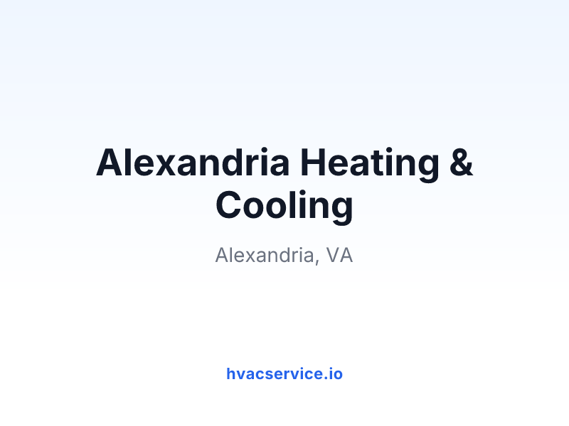 Alexandria Heating & Cooling