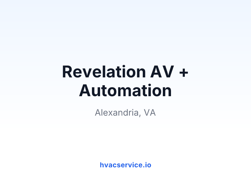 Revelation AV + Automation