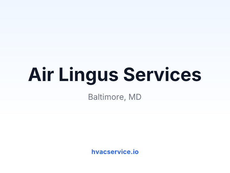 Air Lingus Services