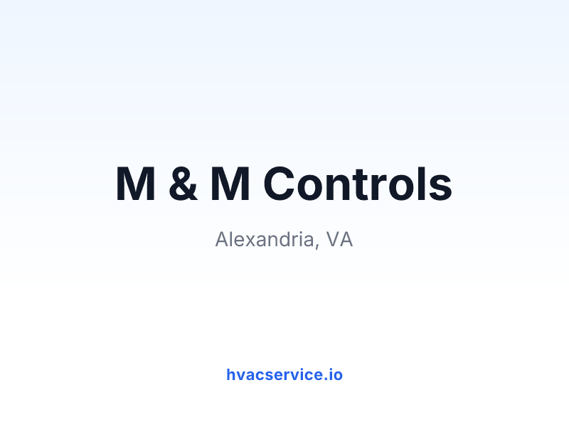 M & M Controls