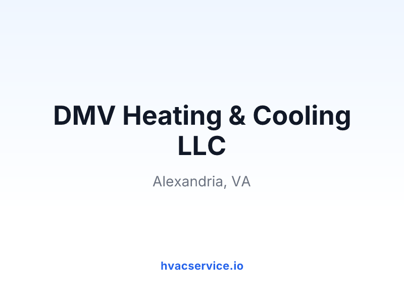 DMV Heating & Cooling LLC