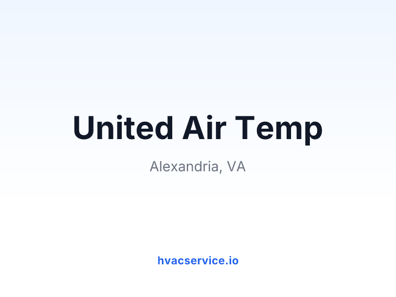 United Air Temp