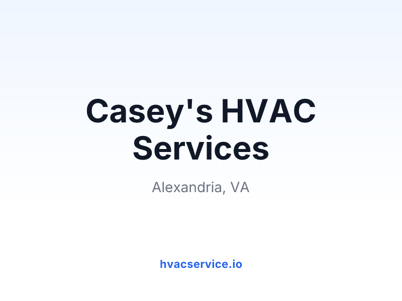 Casey's HVAC Services