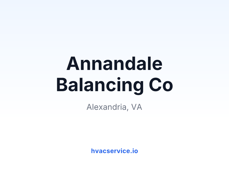 Annandale Balancing Co