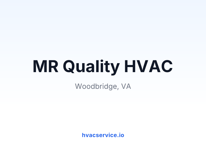 MR Quality HVAC