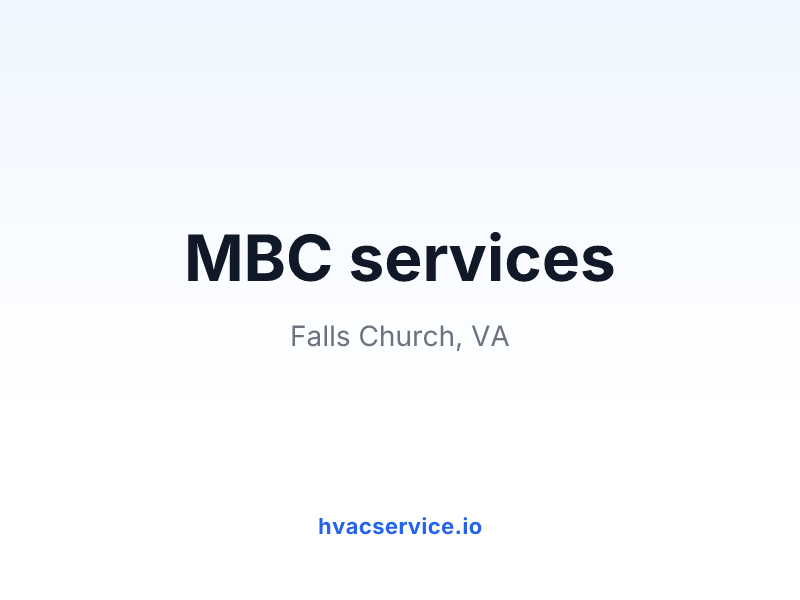 MBC services
