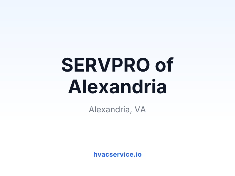 SERVPRO of Alexandria