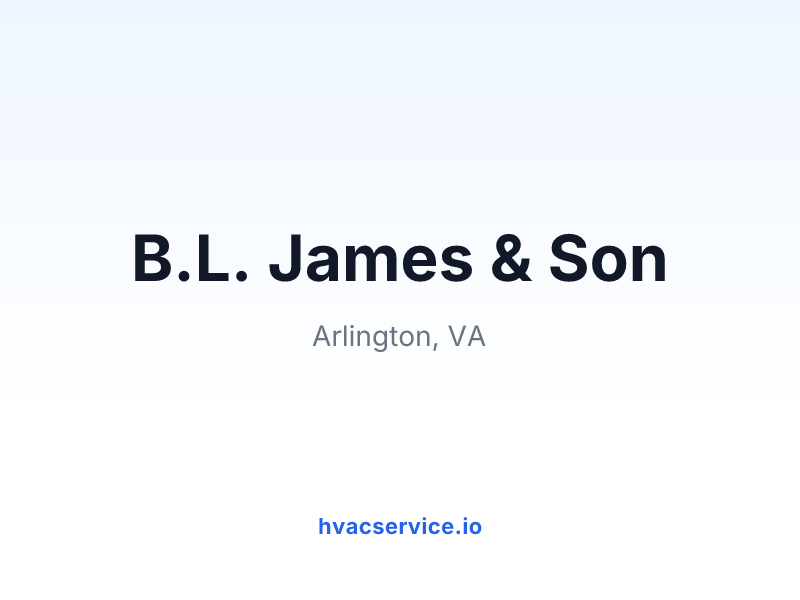 B.L. James & Son