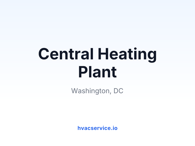 Central Heating Plant