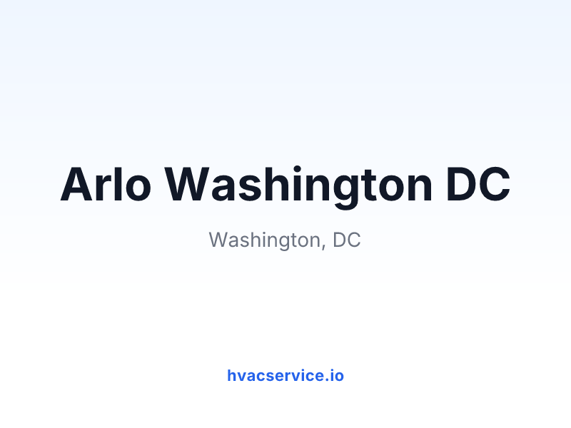 Arlo Washington DC