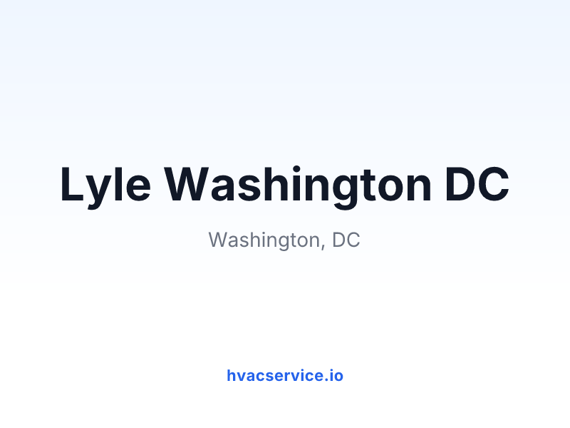 Lyle Washington DC