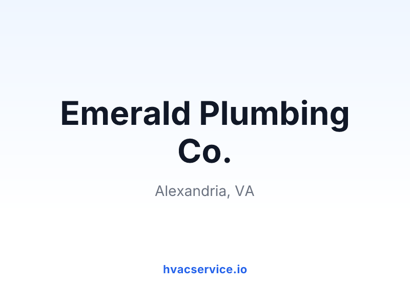 Emerald Plumbing Co.