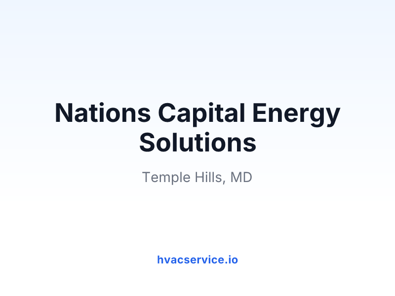 Nations Capital Energy Solutions