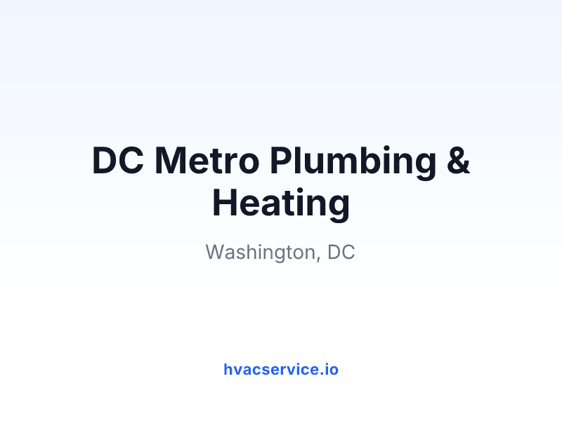 DC Metro Plumbing & Heating