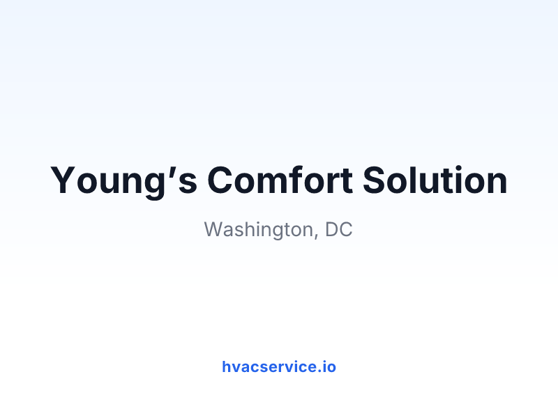 Young’s Comfort Solution