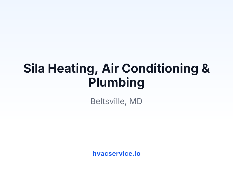 Sila Heating, Air Conditioning & Plumbing