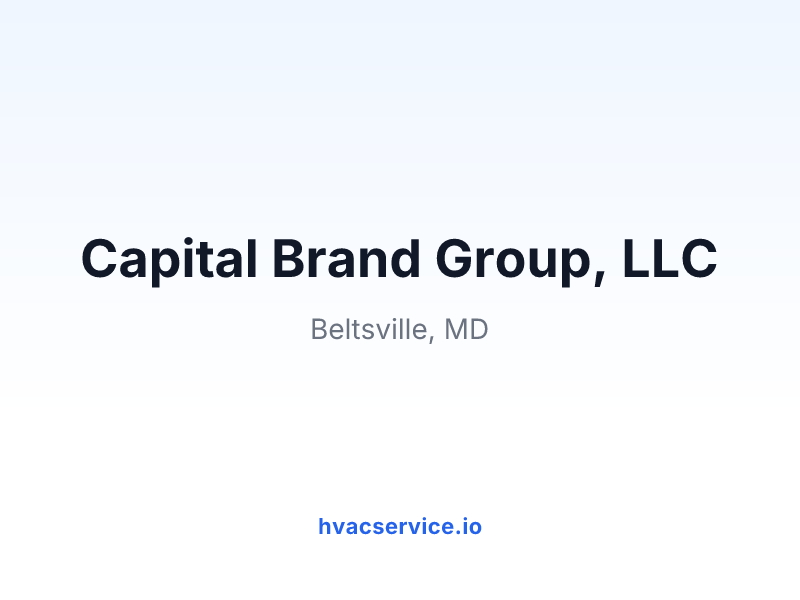 Capital Brand Group, LLC