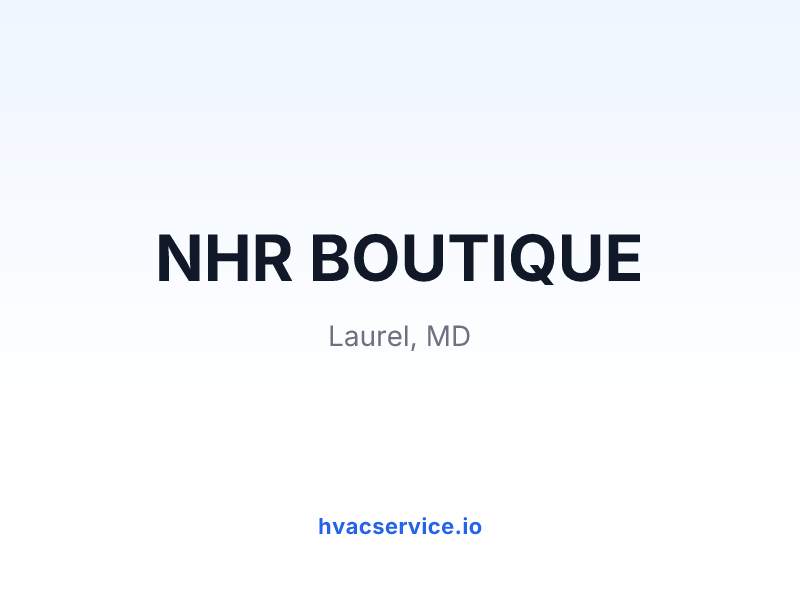 NHR BOUTIQUE