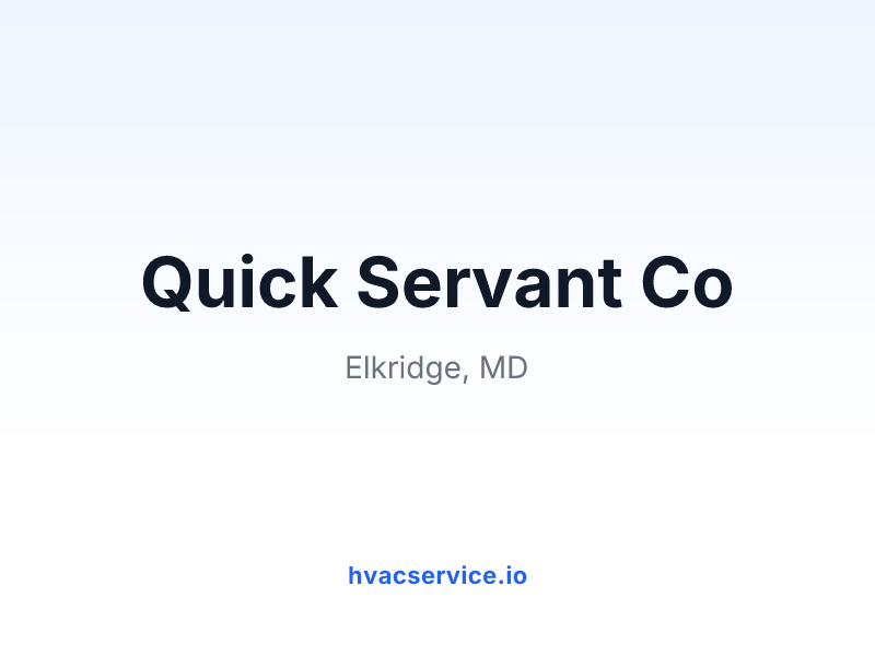 Quick Servant Co
