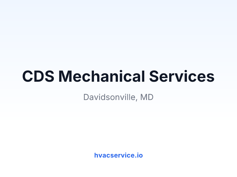 CDS Mechanical Services