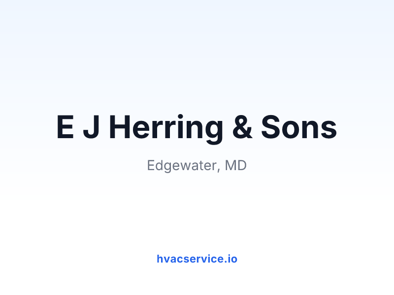 E J Herring & Sons
