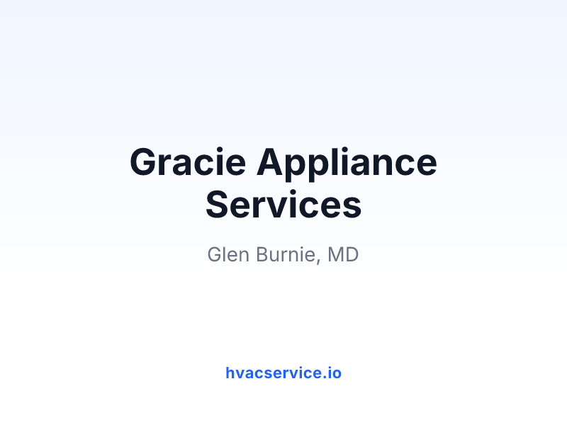 Gracie Appliance Services