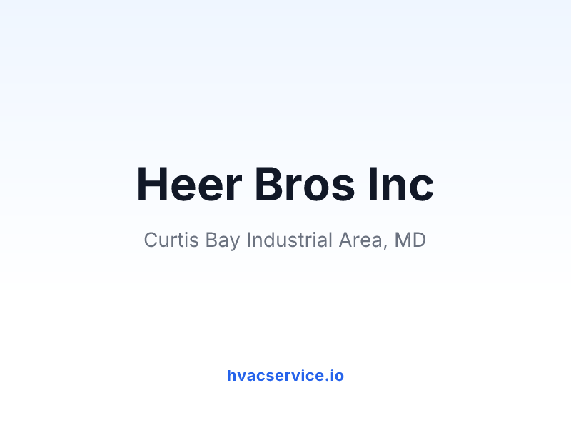 Heer Bros Inc