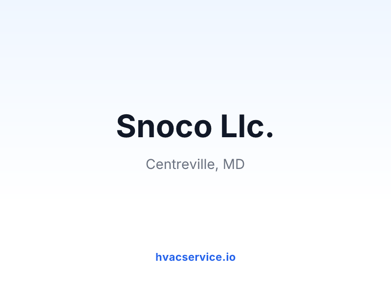 Snoco Llc.