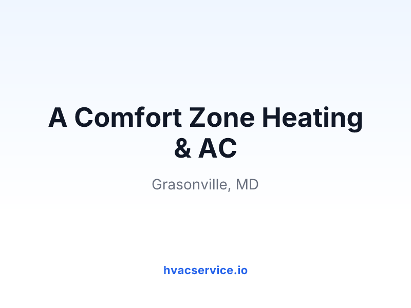 A Comfort Zone Heating & AC
