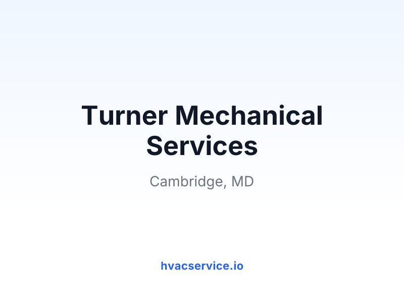 Turner Mechanical Services