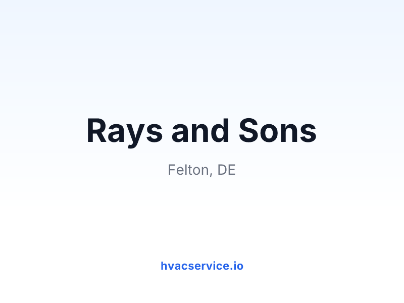 Rays and Sons
