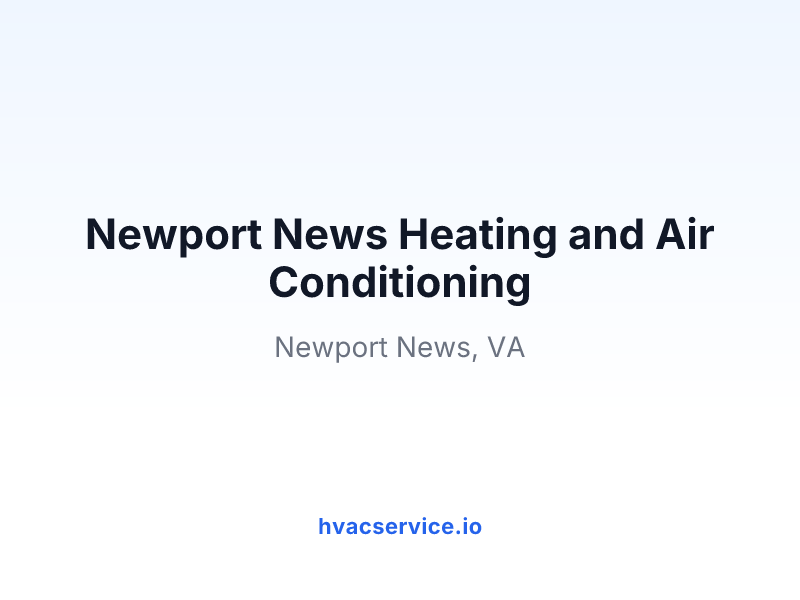 Newport News Heating and Air Conditioning