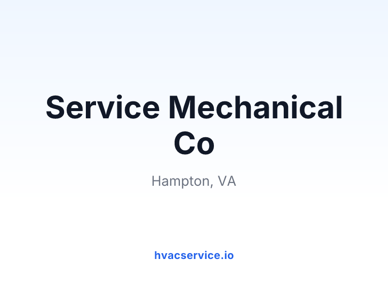 Service Mechanical Co