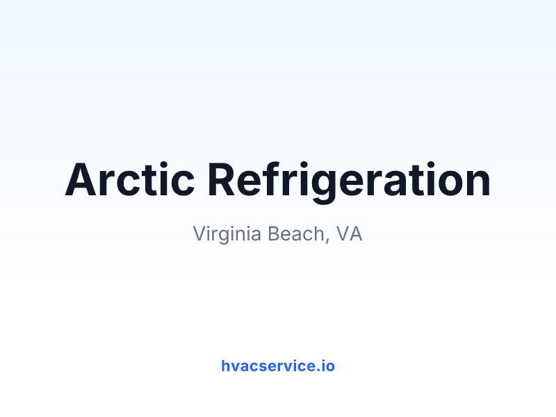 Arctic Refrigeration