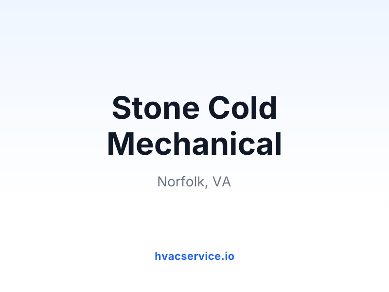 Stone Cold Mechanical