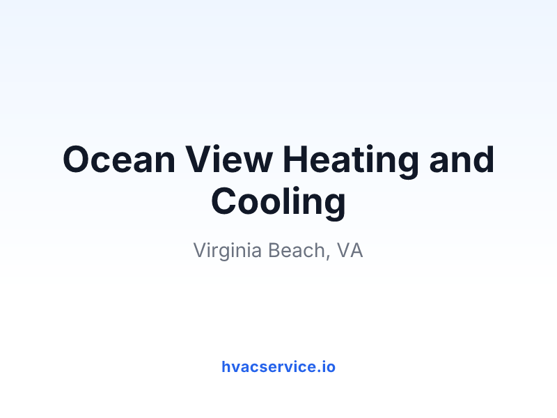 Ocean View Heating and Cooling