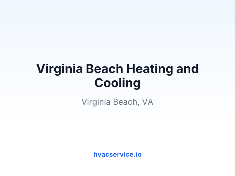 Virginia Beach Heating and Cooling