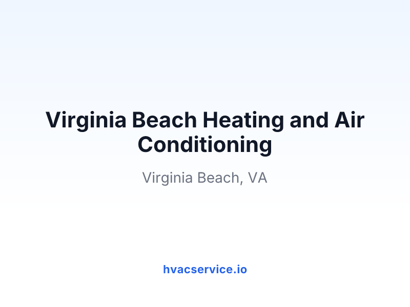 Virginia Beach Heating and Air Conditioning