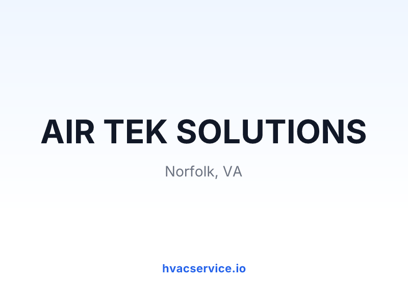 AIR TEK SOLUTIONS
