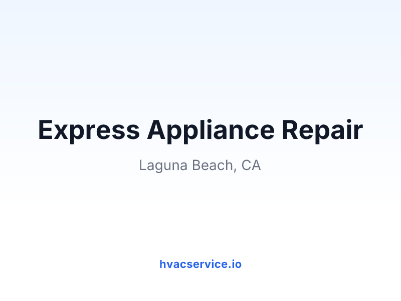 Express Appliance Repair