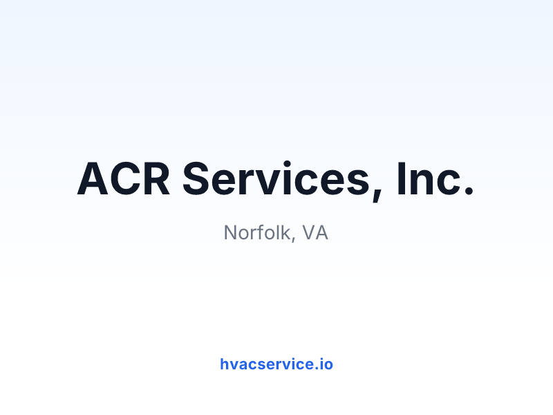 ACR Services, Inc.