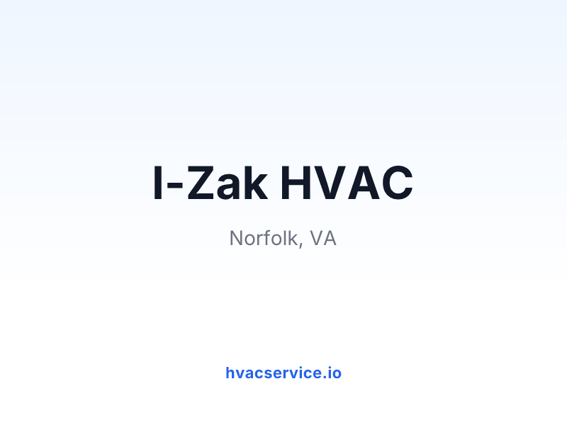 I-Zak HVAC