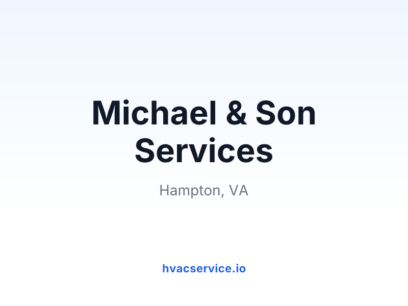 Michael & Son Services