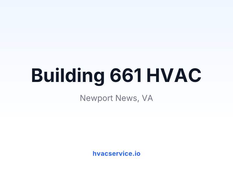 Building 661 HVAC