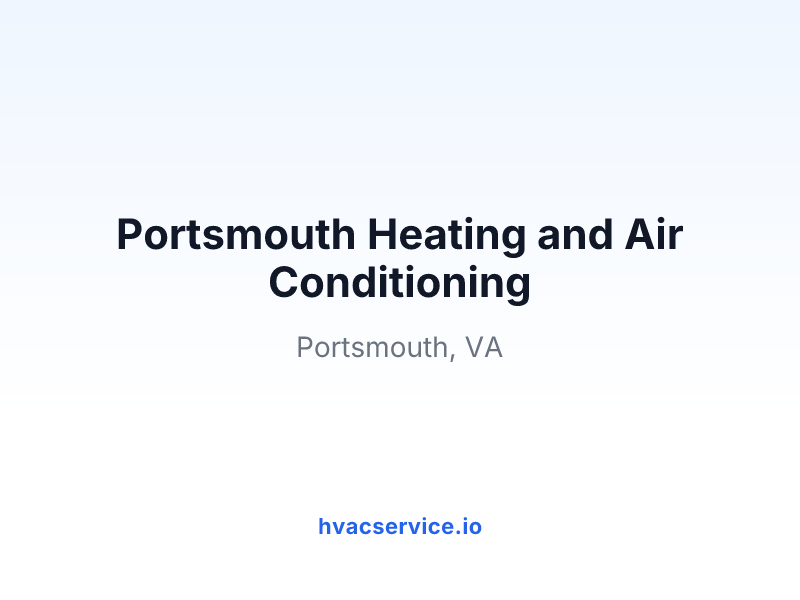 Portsmouth Heating and Air Conditioning