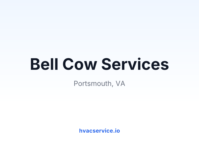 Bell Cow Services