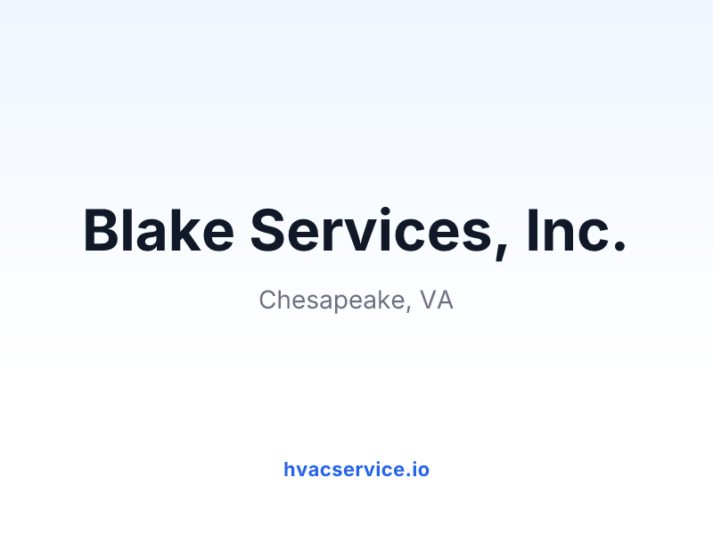 Blake Services, Inc.