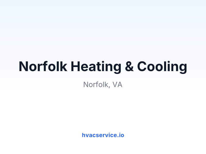 Norfolk Heating & Cooling